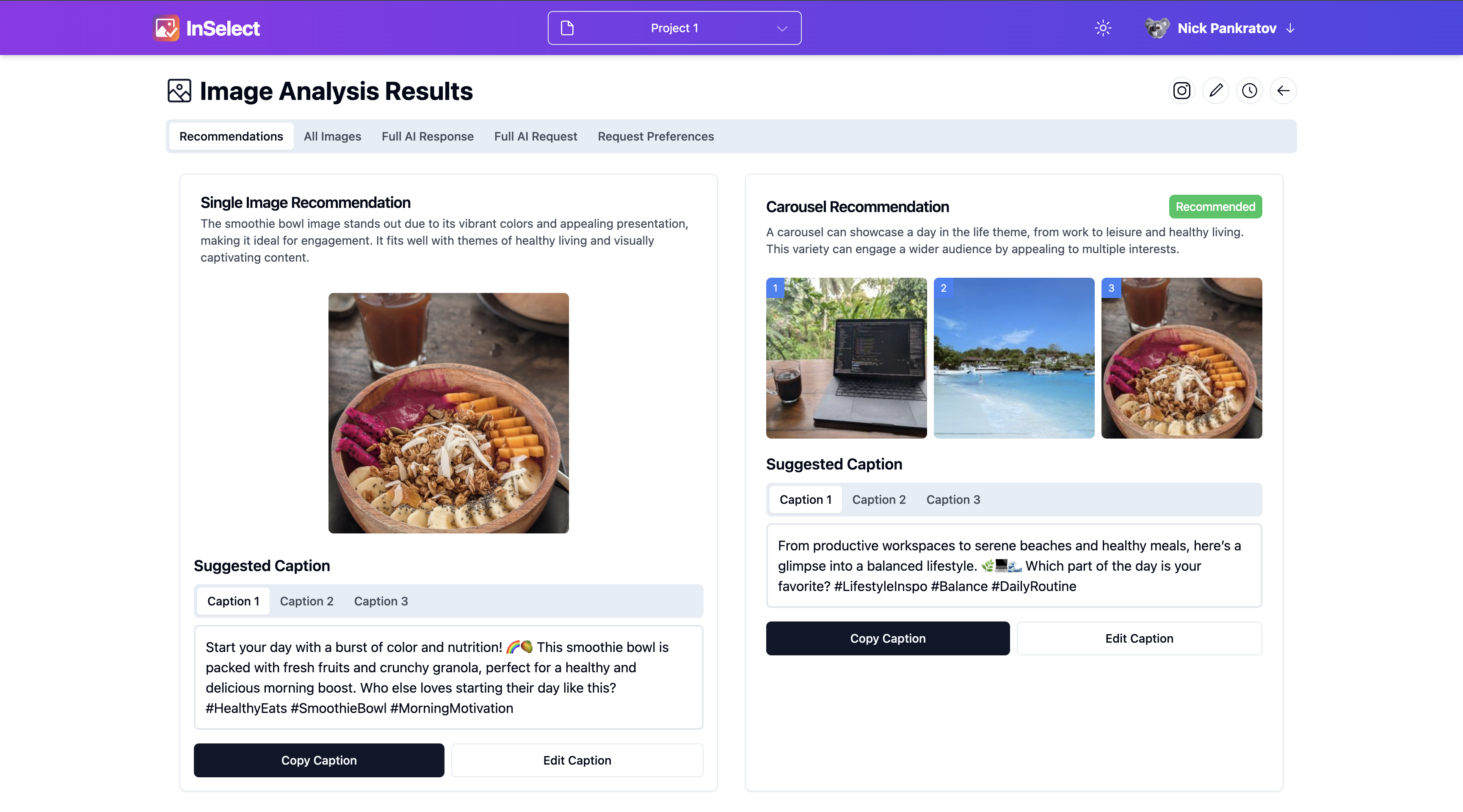 InSelect App Preview